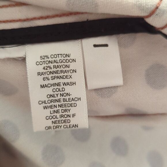 Ann Taylor loft brown and black polka pencil skirt - Picture 4 of 4